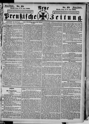 Neue preußische Zeitung vom 26.01.1894