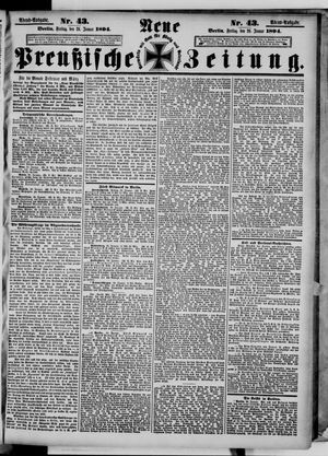 Neue preußische Zeitung vom 26.01.1894