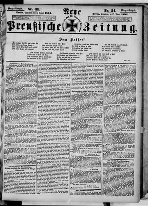 Neue preußische Zeitung vom 27.01.1894