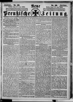 Neue preußische Zeitung vom 30.01.1894