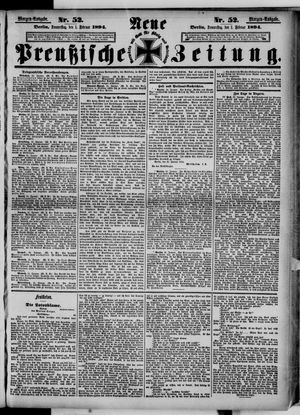 Neue preußische Zeitung vom 01.02.1894