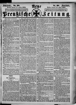 Neue preußische Zeitung vom 10.02.1894