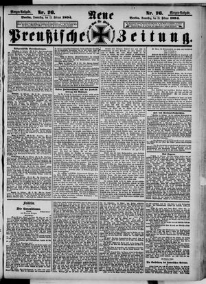 Neue preußische Zeitung vom 15.02.1894