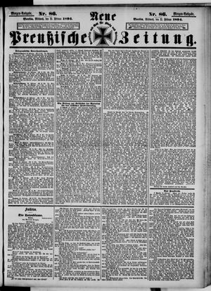 Neue preußische Zeitung vom 21.02.1894