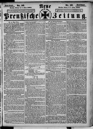 Neue preußische Zeitung vom 21.02.1894