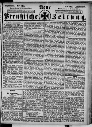 Neue preußische Zeitung vom 25.02.1894