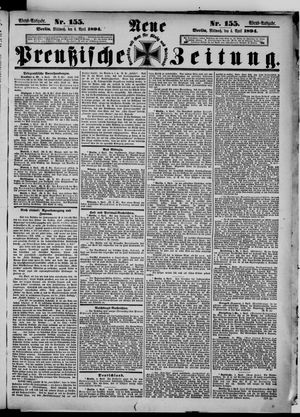 Neue preußische Zeitung vom 04.04.1894