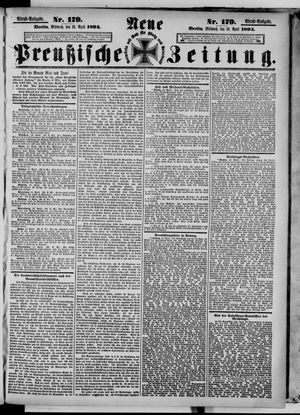 Neue preußische Zeitung vom 18.04.1894