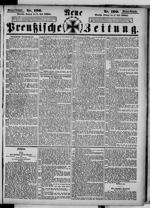 Neue preußische Zeitung vom 25.04.1894