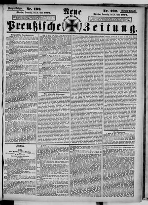 Neue preußische Zeitung vom 26.04.1894