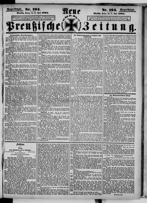 Neue preußische Zeitung vom 27.04.1894