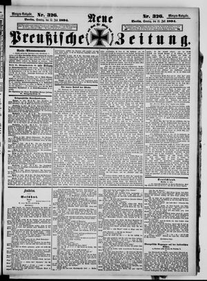 Neue preußische Zeitung vom 15.07.1894
