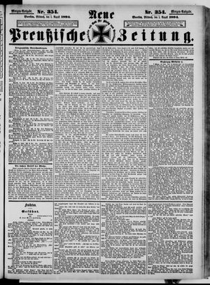 Neue preußische Zeitung vom 01.08.1894