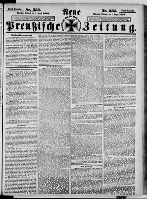 Neue preußische Zeitung vom 01.08.1894