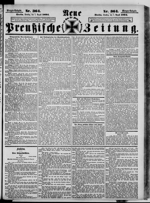 Neue preußische Zeitung vom 07.08.1894