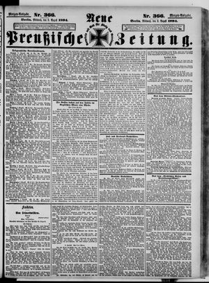 Neue preußische Zeitung vom 08.08.1894