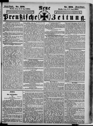 Neue preußische Zeitung vom 10.08.1894