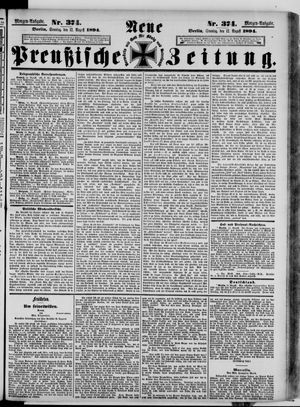 Neue preußische Zeitung vom 12.08.1894