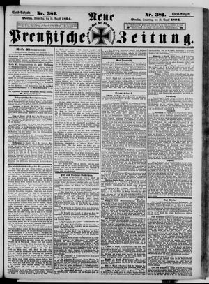 Neue preußische Zeitung vom 16.08.1894