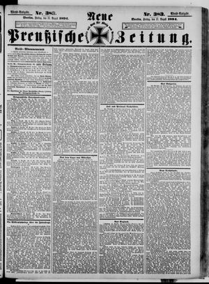 Neue preußische Zeitung vom 17.08.1894