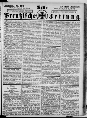 Neue preußische Zeitung vom 23.08.1894