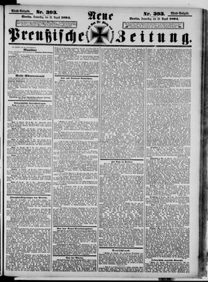 Neue preußische Zeitung vom 23.08.1894