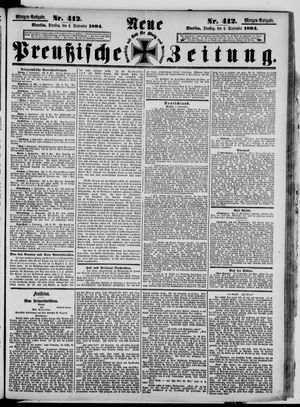 Neue preußische Zeitung vom 04.09.1894