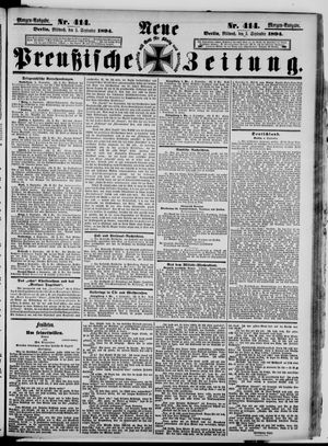Neue preußische Zeitung vom 05.09.1894
