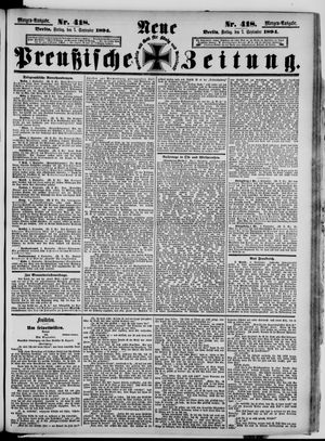 Neue preußische Zeitung vom 07.09.1894