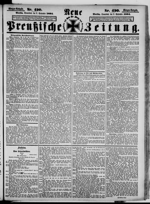 Neue preußische Zeitung vom 08.09.1894