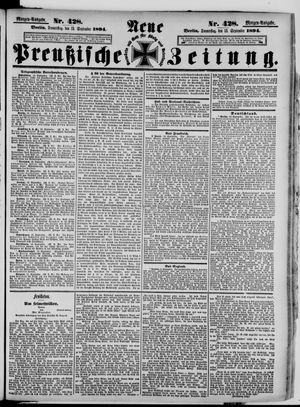 Neue preußische Zeitung vom 13.09.1894