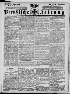 Neue preußische Zeitung vom 20.09.1894