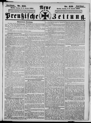 Neue preußische Zeitung vom 20.09.1894