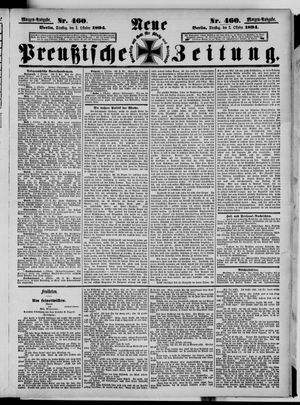Neue preußische Zeitung vom 02.10.1894