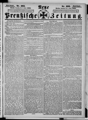 Neue preußische Zeitung vom 04.10.1894