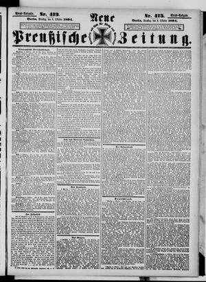 Neue preußische Zeitung vom 09.10.1894