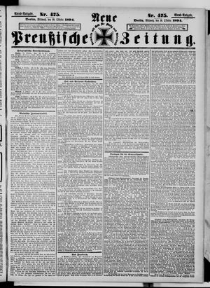 Neue preußische Zeitung vom 10.10.1894