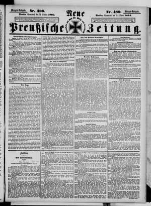 Neue preußische Zeitung vom 13.10.1894