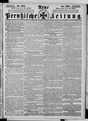 Neue preußische Zeitung vom 16.10.1894