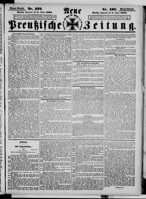 Neue preußische Zeitung vom 20.10.1894