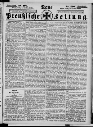 Neue preußische Zeitung vom 23.10.1894