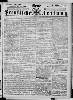 Neue preußische Zeitung vom 23.10.1894