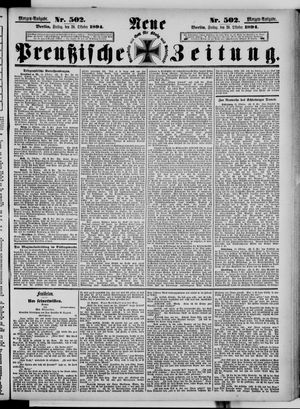 Neue preußische Zeitung vom 26.10.1894