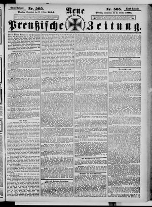 Neue preußische Zeitung vom 27.10.1894