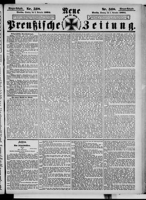 Neue preußische Zeitung vom 04.11.1894