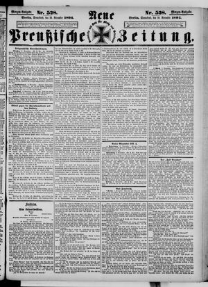 Neue preußische Zeitung vom 10.11.1894