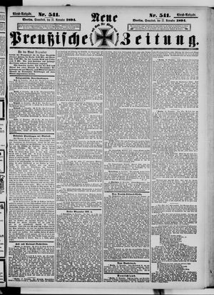 Neue preußische Zeitung vom 17.11.1894
