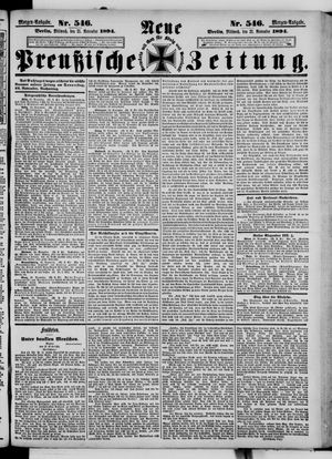 Neue preußische Zeitung vom 21.11.1894