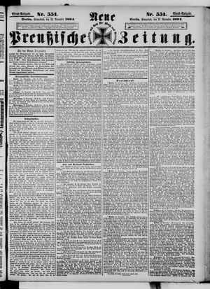 Neue preußische Zeitung vom 24.11.1894