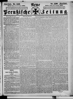 Neue preußische Zeitung vom 28.11.1894